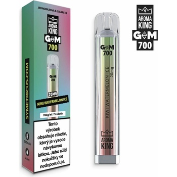 hidden hills fifty bar vape Aroma King Gem Bar Kiwi Watermelon Ice 20 mg 700 potáhnutí od 75 Kč