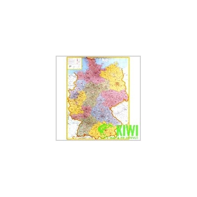 ZES vydavatelství nástěnná mapa Německo spedice - lamino, lišty