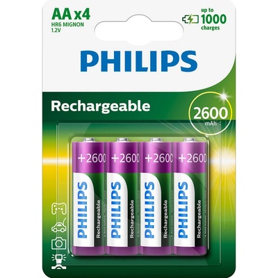 Philips multilife aa 4 БЛИСТЕРА nimh 2600 (r6b4b260/10)