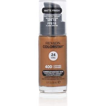 Revlon Cosmetics ColorStay dlhotrvajúci zmatňujúci make-up pre mastnú a zmiešanú pleť 400 Caramel 30 ml