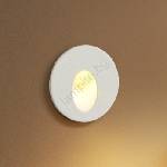 Brilagi - stairdot led/2w/230v външно вградено led осветително тяло, бяло, ip65, кръгло (bg2267)