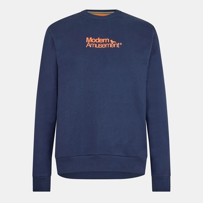 Modern Amusement Блуза Modern Amusement Men's Muscle Crew Sweatshirt - Navy