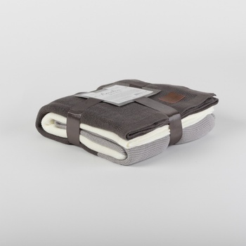 Дилиос Плетено одеяло 120/175 см АМЕЛИЯ сиво