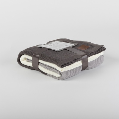 Дилиос Плетено одеяло 120/175 см АМЕЛИЯ сиво