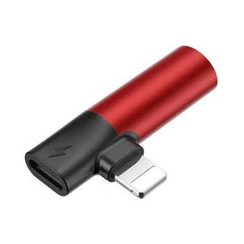 Image 1 of Baseus Lightning & Audio Adapter, в червено (CALL43-91)