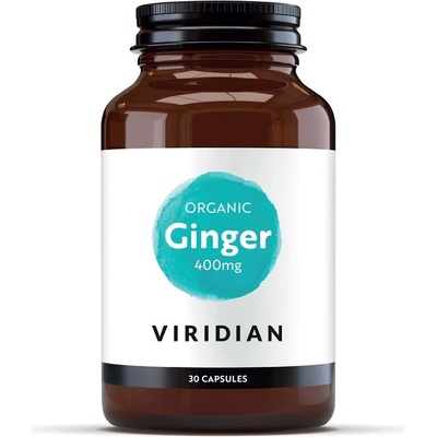 Viridian Organic Ginger 400 mg 90 kapslí