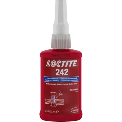 Loctite 242 – Zajišťovač velkých šroubů středněpevnostní, 50 ml