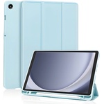 Techsuit Калъф за таблет Samsung Galaxy Tab A11 / A9 - Techsuit Flex Trifold с държач за писалка - Небесносин
