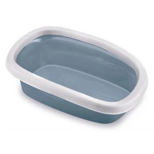 Stefanplast Sprint 20 - Открита котешка тоалетна с борд - 39 х 58 х 17h см, stefanplast Италия