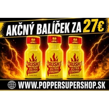 Poppers RUSH ULTRA STRONG balíček 3 x 30 ml