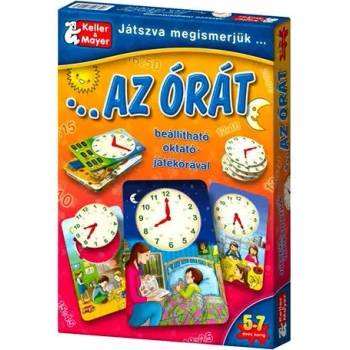 Keller&Mayer Чрез играта опознаваме часовника - образователна игра на унгарски език (712161)