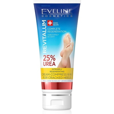 Eveline Foot Therapy Professional 8 in 1 Expert Cream Крем за напукани пети 8 в 1 75 ml