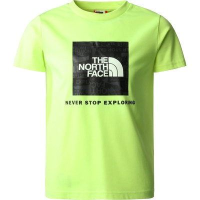 The North Face Детска тениска b s/s redbox tee led yellow - l (nf0a82e98nt)