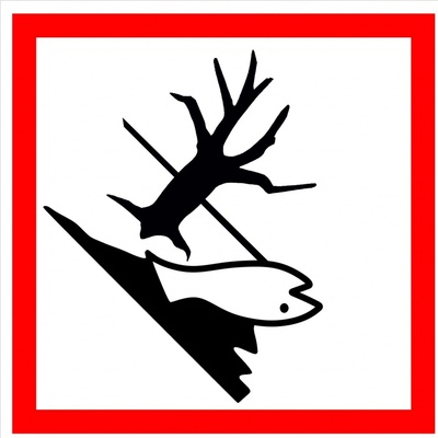 Walteco Symbol GHS 09 – NEBEZPEČÍ 100x100mm, samolepka , 20139