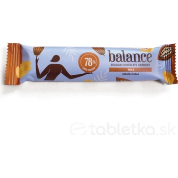 Balance mliečna čokoláda so sladidlom zo stévie 35g