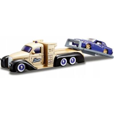 Maisto Transport Missile Tow Flatbed + 1987 Buick Regal T-Type 1:64