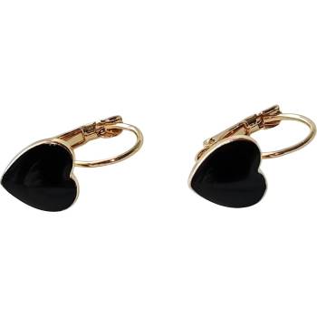 HARAHU Обеци el-35444 - Златна / Черна kp35444 (el-35444)