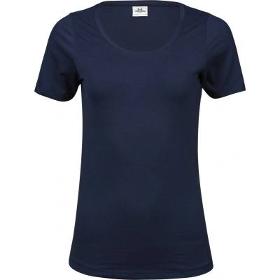 TeeJays Tričko TJ 450, elastické, krátký rukáv, dámské - AKCE! COT18045000204-black XL Černá
