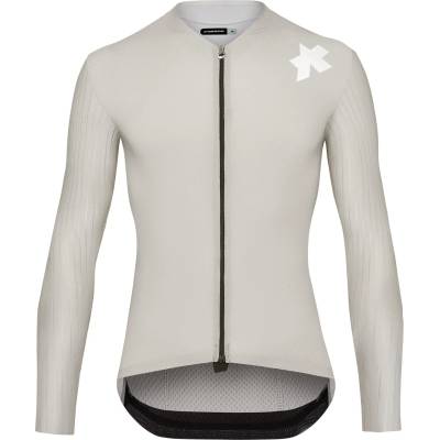 ASSOS Мъжка фланелка с дълъг ръкав за колоездене ASSOS Equipe RS L/S Jersey S11 Cycling jersey - Almond Milk (056-3998-0114)
