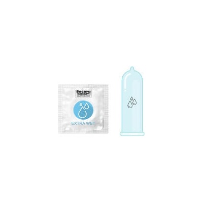 Secura Extra Wet extra lubrikované kondomy 1 ks