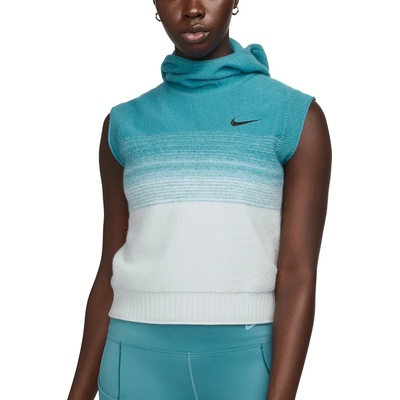 Nike Елек Nike Dri-FIT Advance Run Division Women s Hooded Vest Син Velikost XS