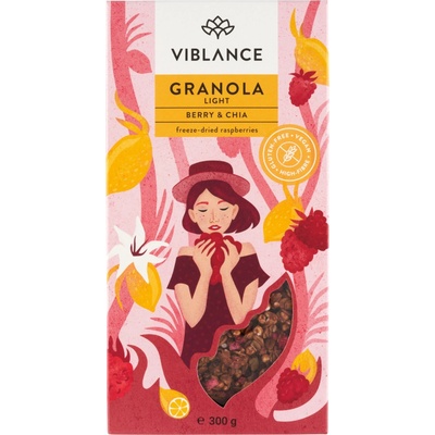 Viblance Light Granola - Berry & Chia 300 g