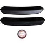 Carmart Спойлер антикрило universal / Addition to Volkswagen Golf 6 (2008-2013) Otr Style - 2бр. Добавки - черен гланц