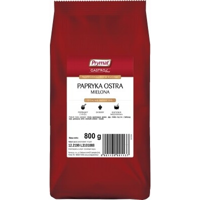 Prymat Paprika červená ostrá mletá 800 g
