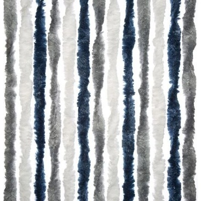 Dekorativní závěs proti hmyzu do dveří karavanu Brunner, 56 × 205 cm barva modro-šedo-bílá