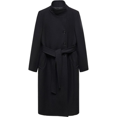 MANGO Преходно палто 'Sirenita' черно, размер 4XL