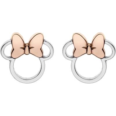Disney stříbrné bicolor náušnice Minnie Mouse E901880TL