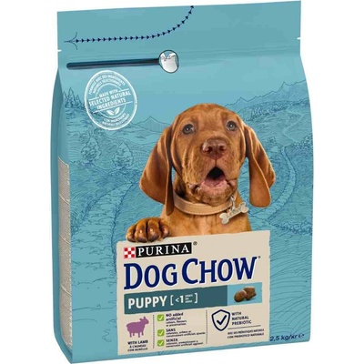 Dog chow puppy Lamb & Rice 2 x 2,5 kg