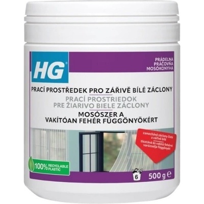 HG čistiaci prostriedok na žiarivo biele záclony 500 ml