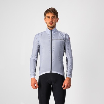 Castelli Squadra Stretch jacket strieborná šedá