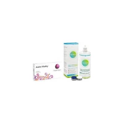 CooperVision Avaira Vitality (6 лещи) + Solunate Multi-Purpose 400 ml с кутия