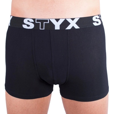 Styx boxerky športový guma nadrozmer čierne R960