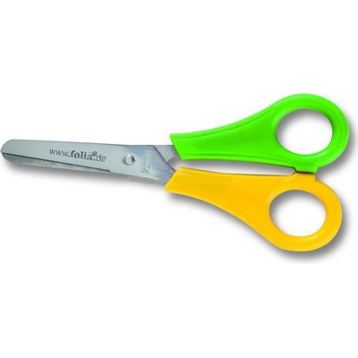Folia Detské nožnice okrúhle pre ľaváka, 13,5 cm