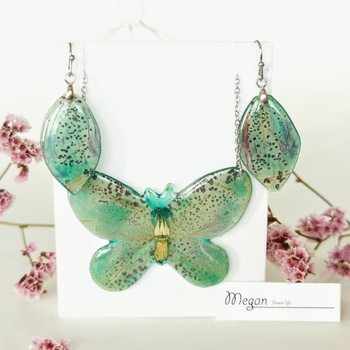 Meganflo Пеперуда от синя Кампанула - витлеемска звезда