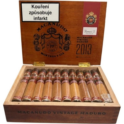 Macanudo Vintage 2013 Maduro Toro Grande 1 ks