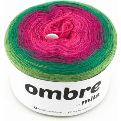 MILA Příze OMBRE Classic 1200m/3nitky M039 - Meloun