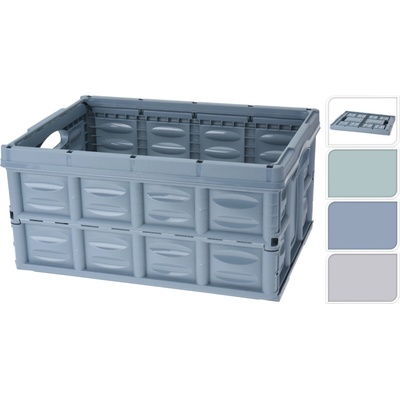 EXCELLENT HOUSEWARE Prepravka plastová skladacia 45 l šedá