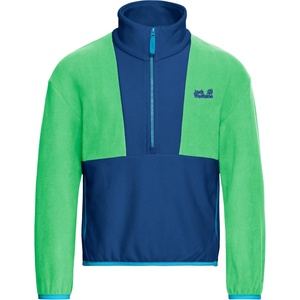 Jack Wolfskin Детски поларен пуловер Jack Wolfskin Kid's Colorblock Taunus Halfzip Fleece jumper - Blue Orchid - размер 176 (EU) (704-5892-0217)