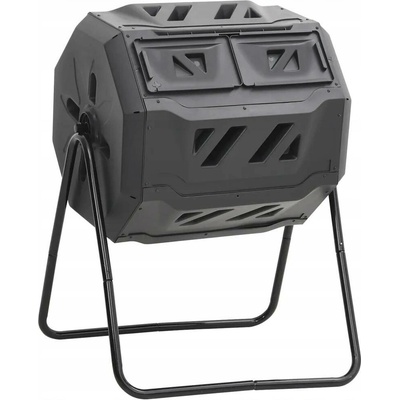 vidaXL 152232 černý 73x64x95 cm 160 l