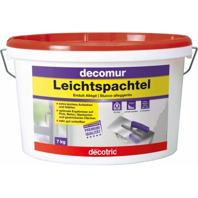 Decotric Lehký tmel Decomur 7 kg bílá