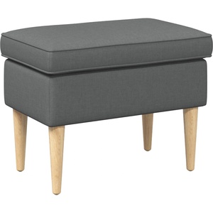 vidaXL Пуф за крака Тъмносиво 55 x 35 x 41 см (42029977)