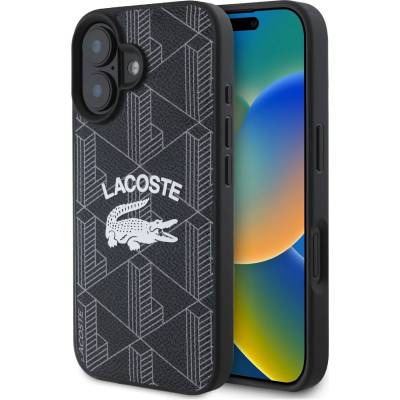 Lacoste Кейс Lacoste Blend Monogram MagSafe за iPhone 16 Black (LCHMP16SPIGK)