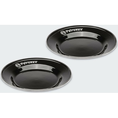 Petromax Smaltované talíře Petromax 26 cm ČERNÉ 2 ks