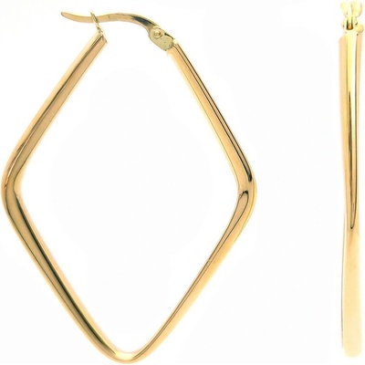 Šperk Holíč zlaté náušnice kosoštvorec ZN246