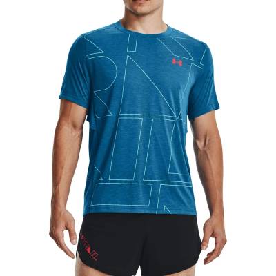 Under Armour Тениска Under Armour UA Run Trail Tee-BLU Син Velikost S