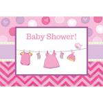 Amscan Покани Baby Girl 8 ks
